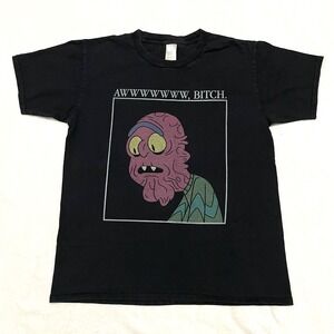 Rick and Morty Mr. Poopybutthole Graphic Tee‎ Cartoon T-Shirt Men's Size Medium